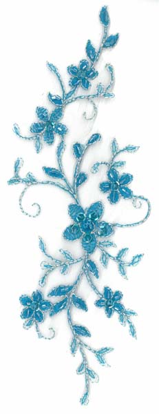 BEADED MOTIF - KINGFISHER